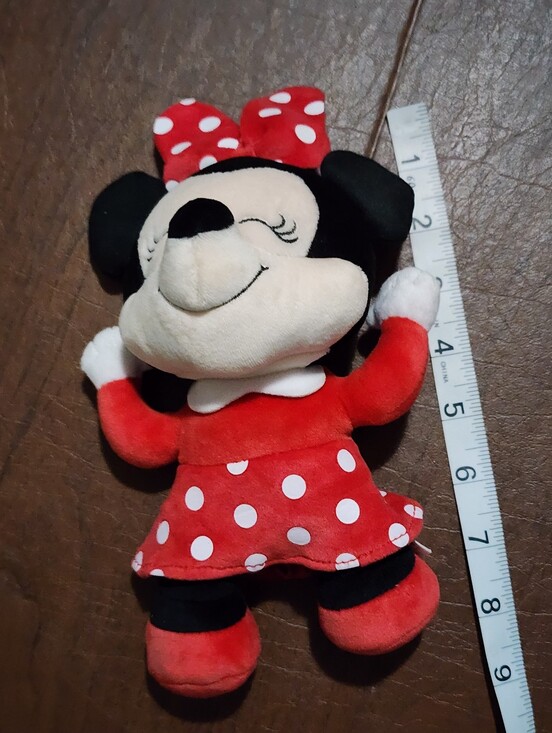Minnie Other - Minnie Mouse Red Polka Dot Plush Toy - Classic Kids Stuffed Character